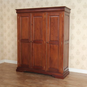 Louis Philippe Bedroom Furniture - Louis Philippe Triple Wardrobe