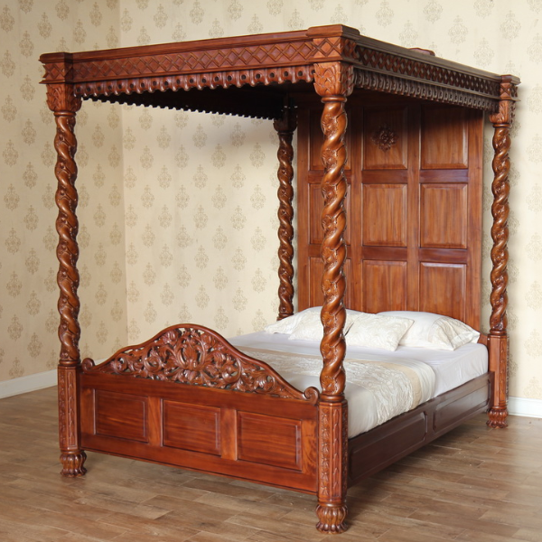 Tudor four poster bed online