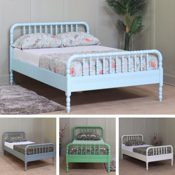 How to order a Bobbin Bed Frame in your choice of colour - collage 2